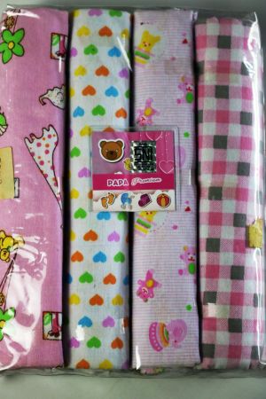 Baby cot 4pc pack sheets