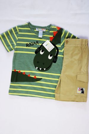 2pc Boy Wear Set Shirt and short