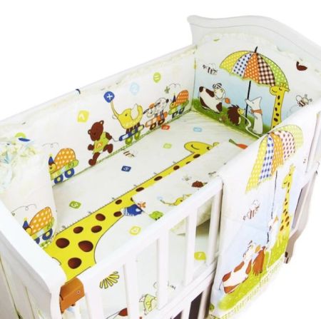 6pc Crib bumper